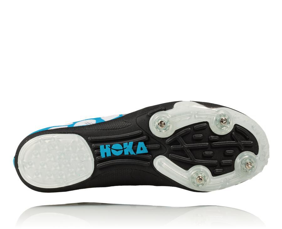 Spikes Atletismo Hoka One One Hombre Blancos/Azules - Rocket X - KRCV40586